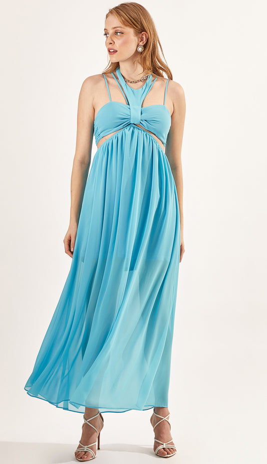 Vestido Romã Azul