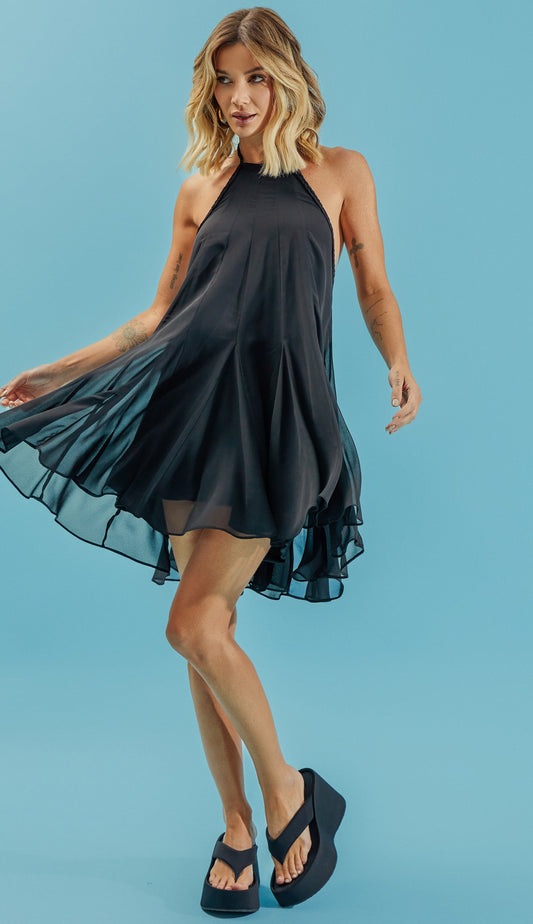 Vestido Salete Preto