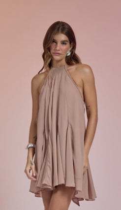 Vestido Salete Mocha