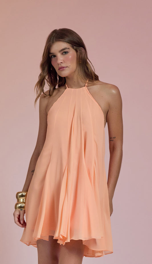 Vestido Salete Pêssego