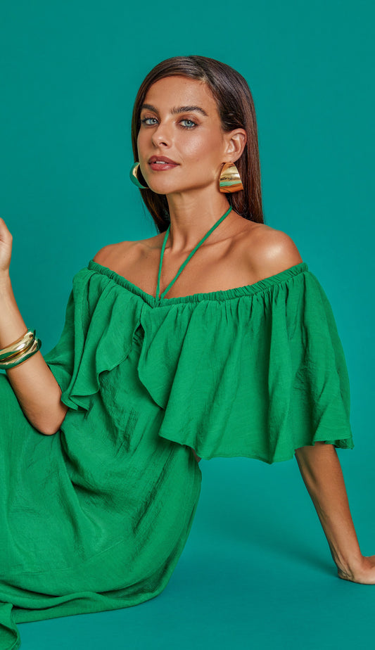 Vestido Alessandra Verde