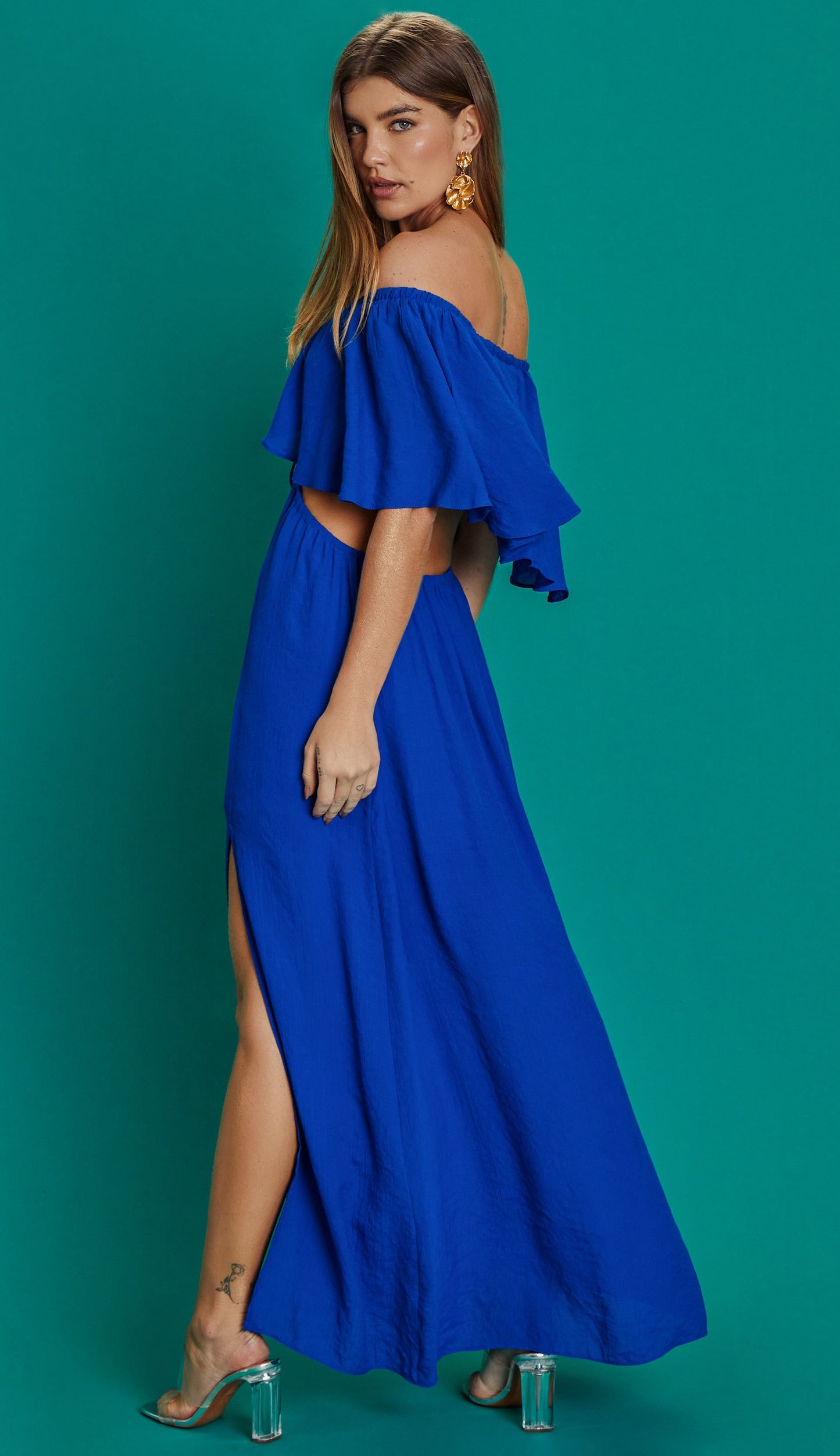 Vestido Alessandra Azul