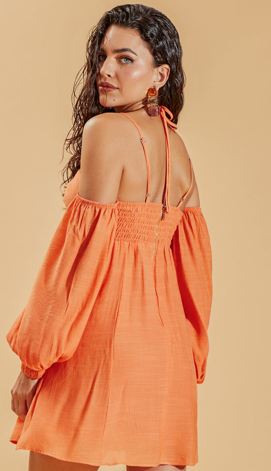 Vestido Balsamo Laranja