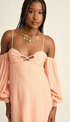 Vestido Balsamo Pêssego