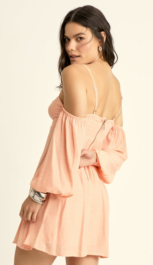 Vestido Balsamo Pêssego