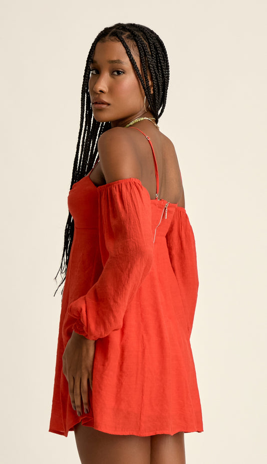 Vestido Balsamo Cereja