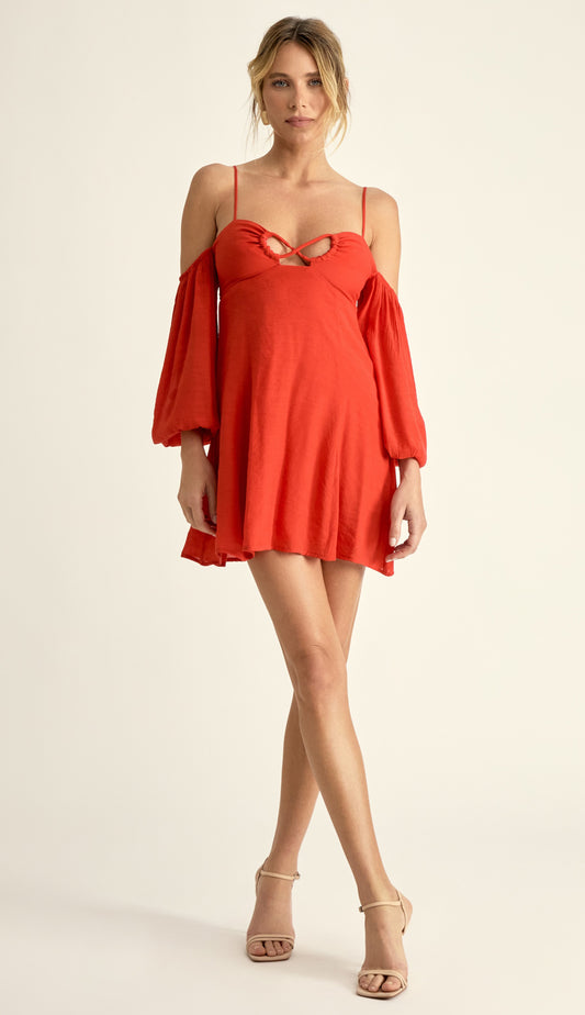 Vestido Balsamo Cereja