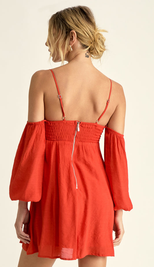 Vestido Balsamo Cereja