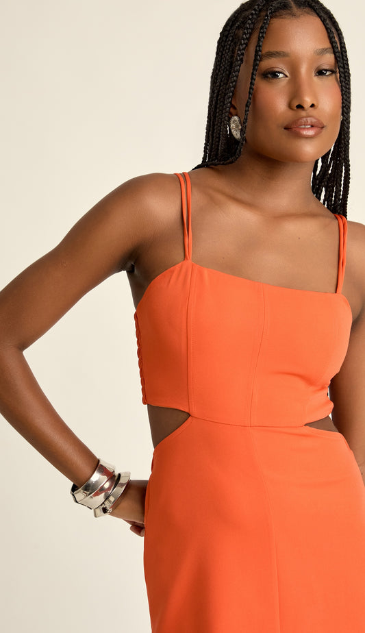 Vestido Antônia Laranja