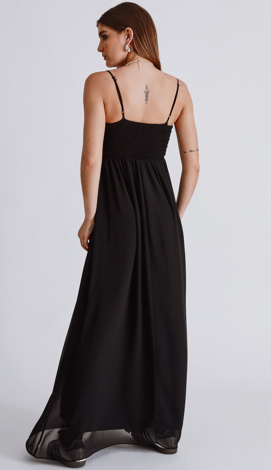 Vestido Clarita Preto