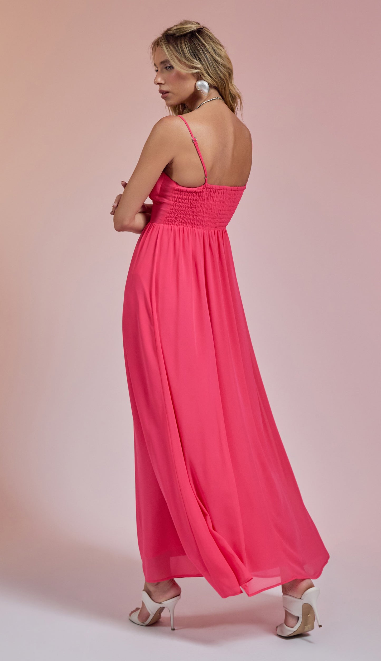 Vestido Clarita Cereja