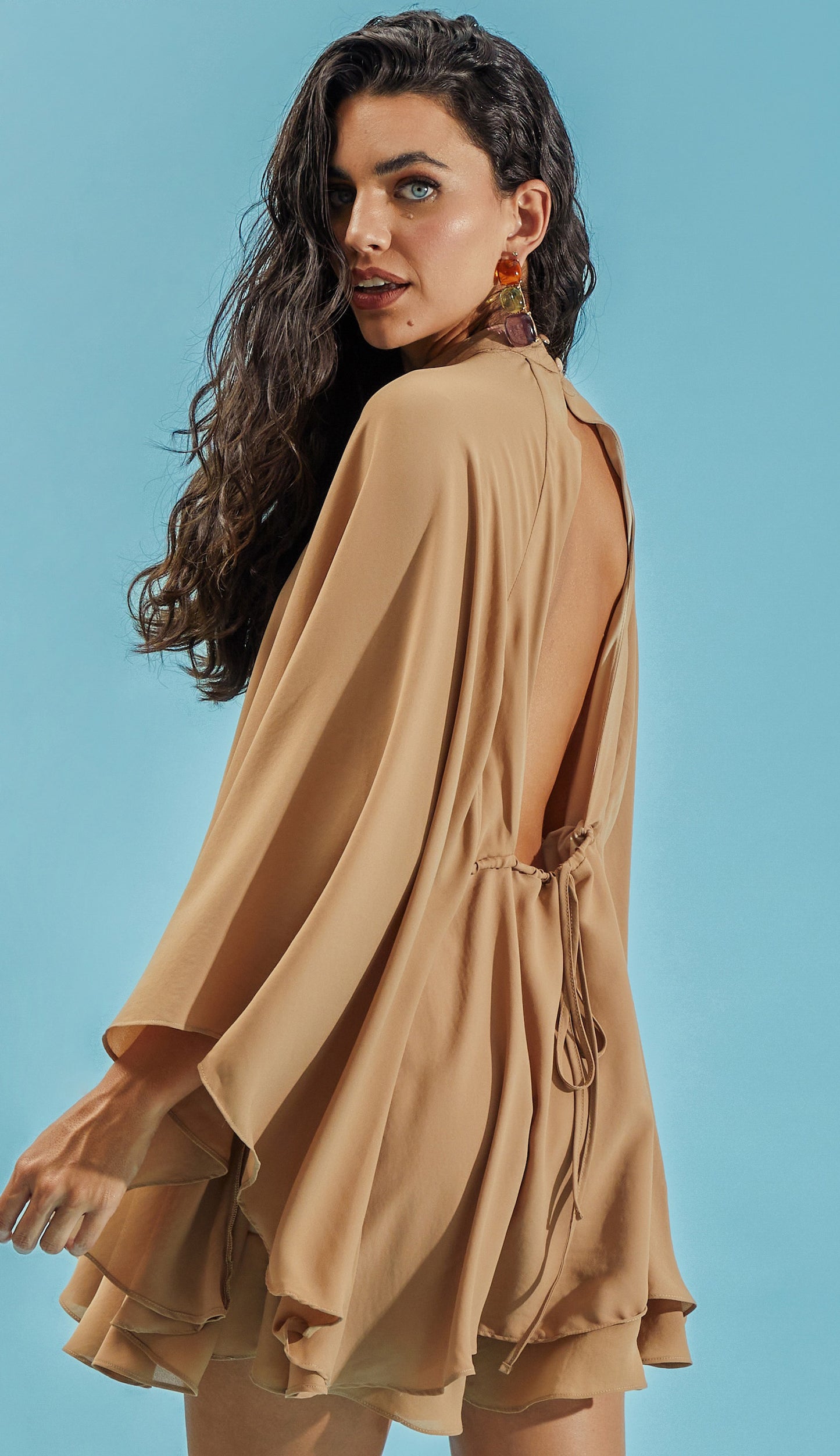Vestido Estefani Caqui