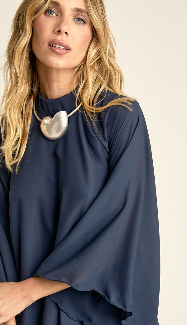 Vestido Curto Crepe Estefani | Laguna