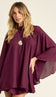 Vestido Curto Crepe Estefani | Laguna - Vestido Estefani Vinho