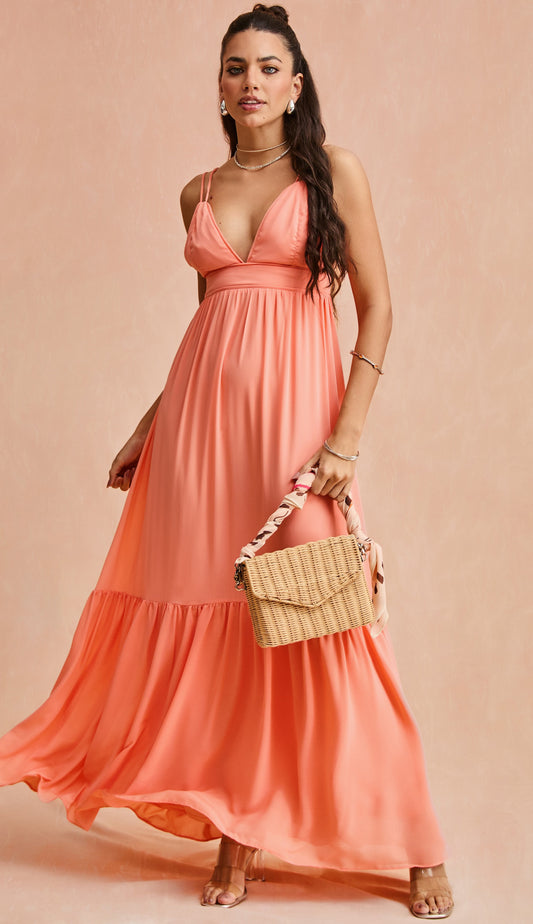 Vestido Eleonora Pêssego