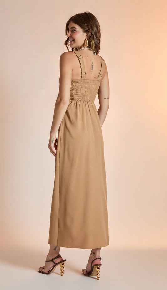 Vestido Eillen Natural