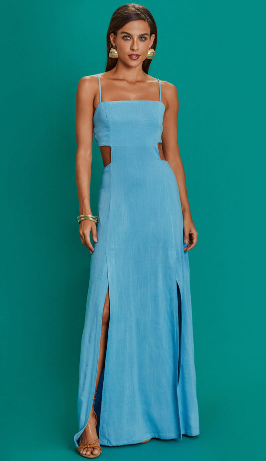 Vestido Damares Azul