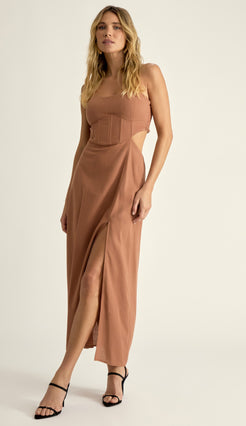 Vestido Érica Mocha