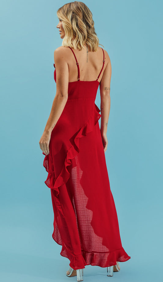 Vestido Hannah Amorim Cereja