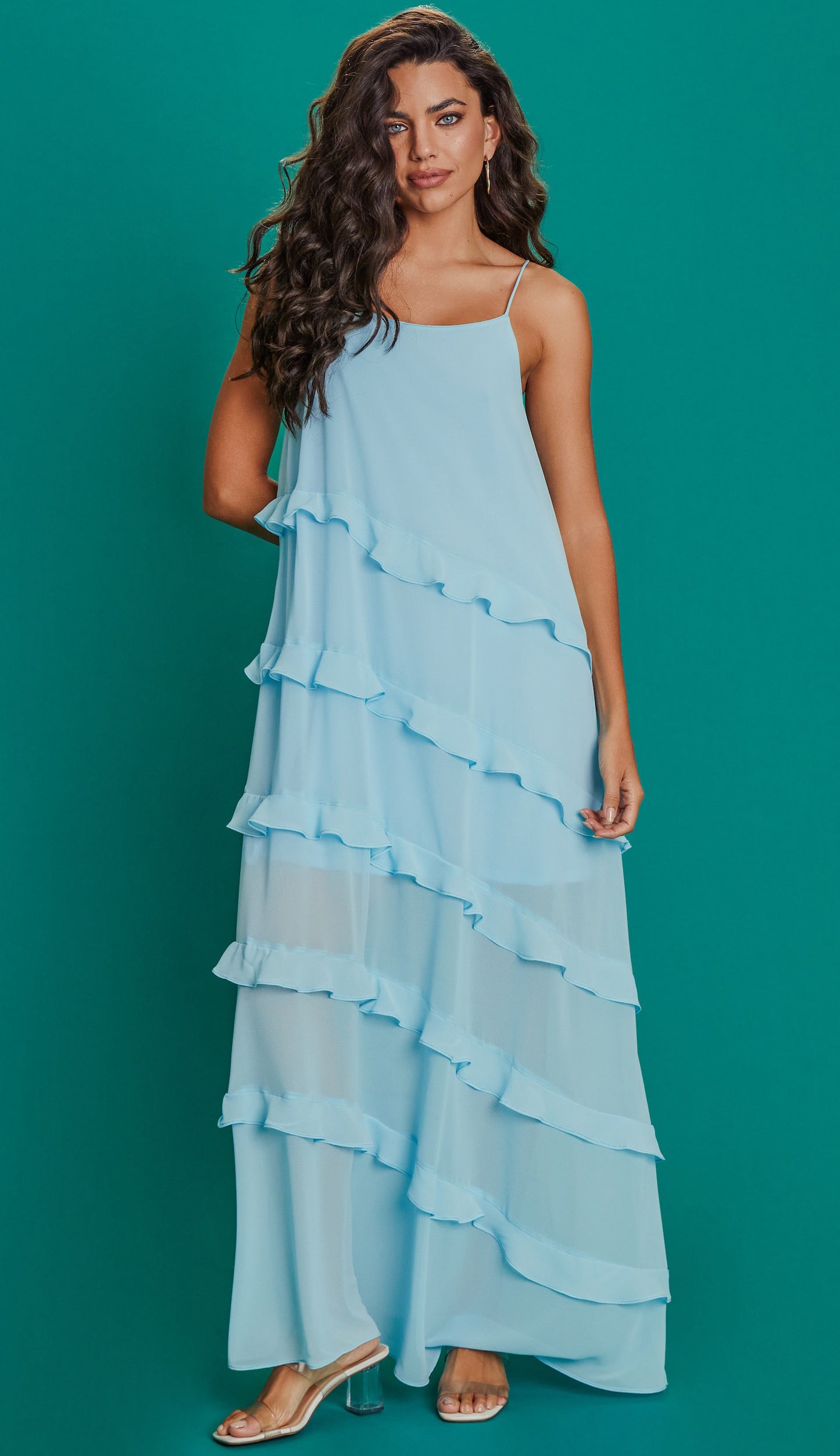 Vestido Fragrância Azul