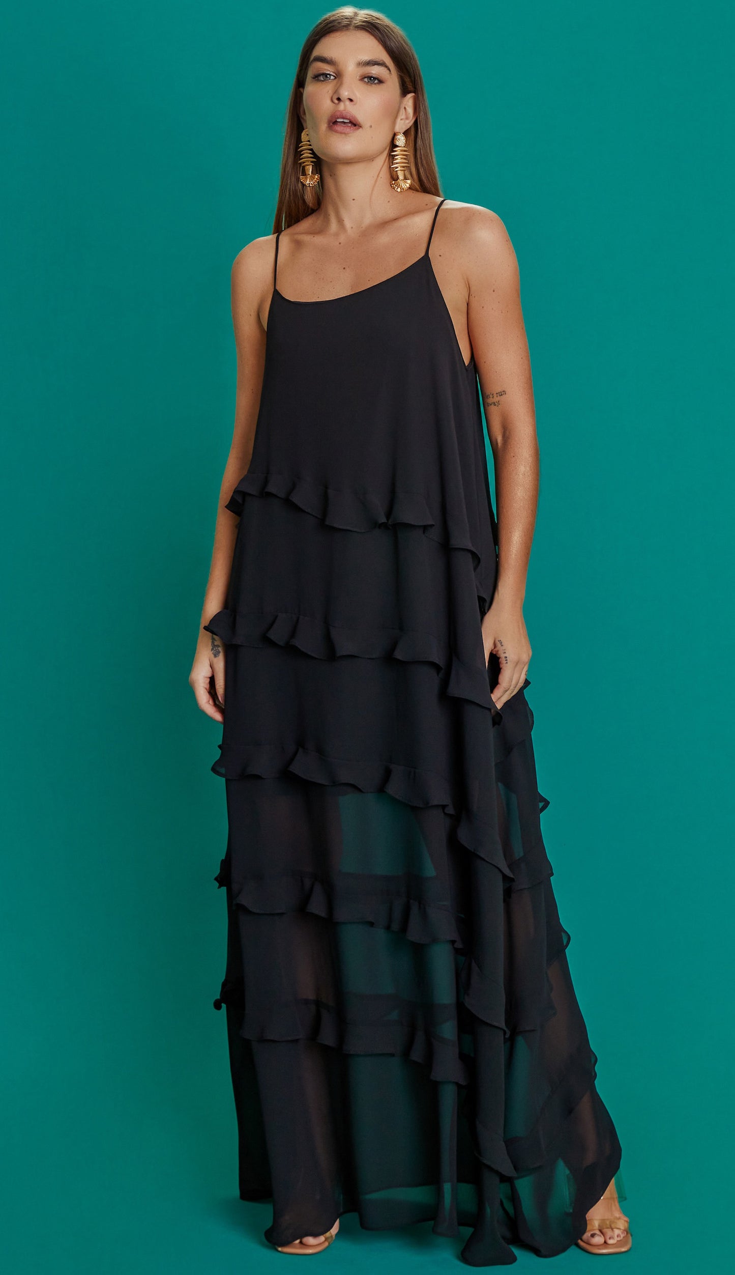 Vestido Fragrância Preto