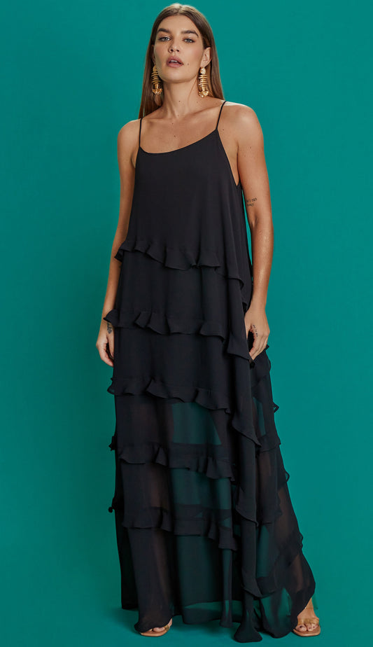 Vestido Fragrância Preto
