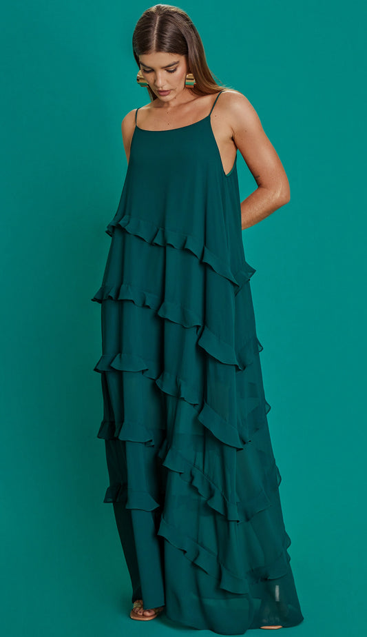 Vestido Fragrância Verde