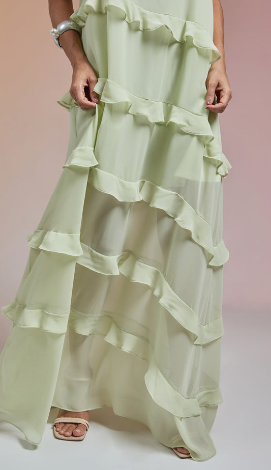 Vestido Fragrância Verde