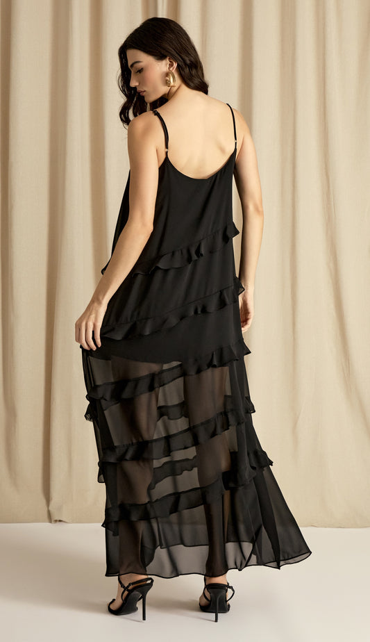Vestido Fragrância Preto