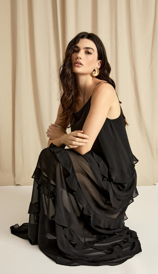 Vestido Fragrância Preto