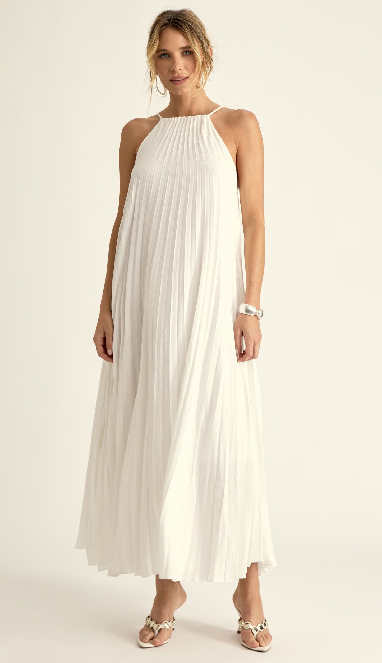 Vestido Fonte Off White