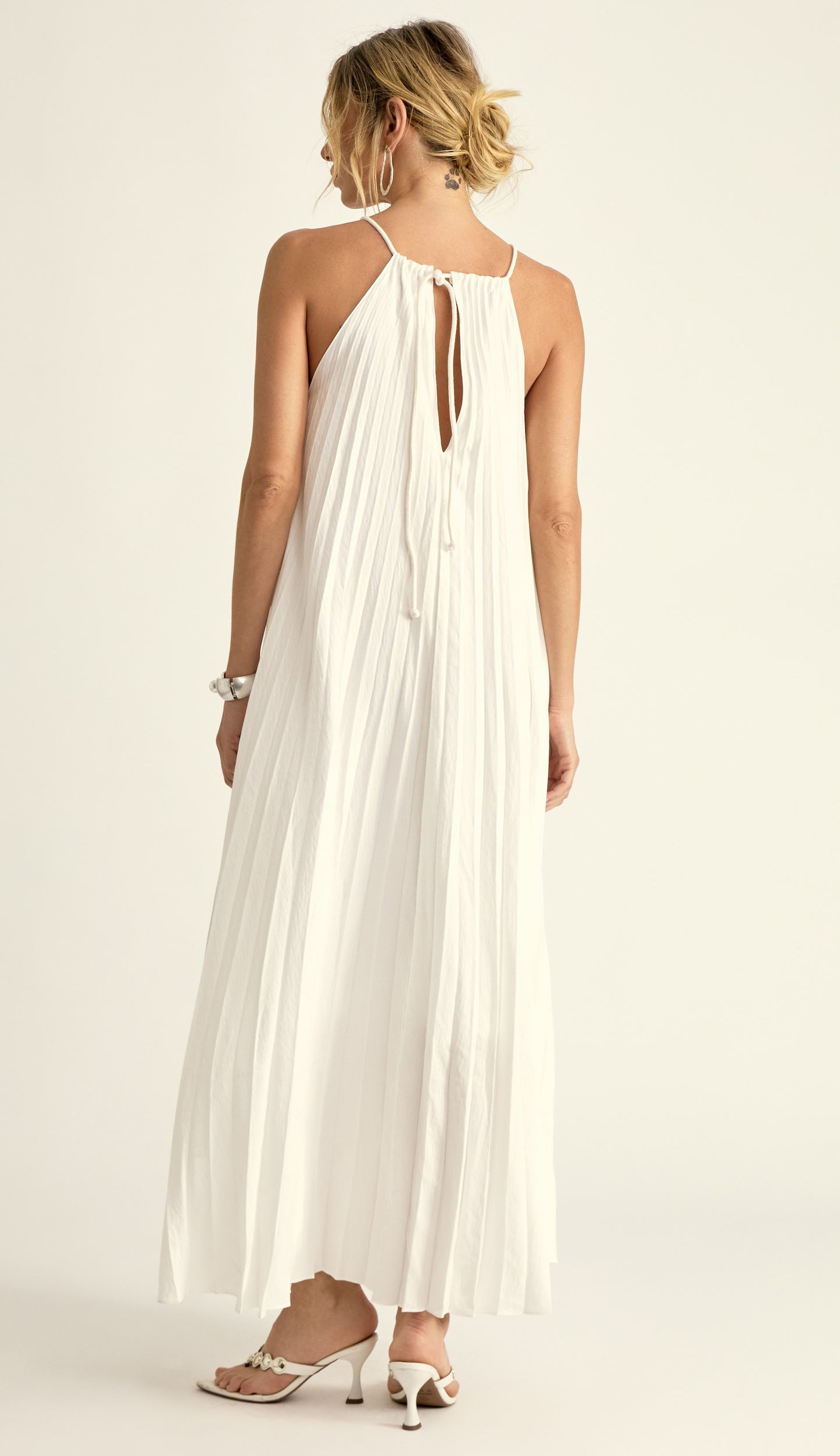 Vestido Fonte Off White