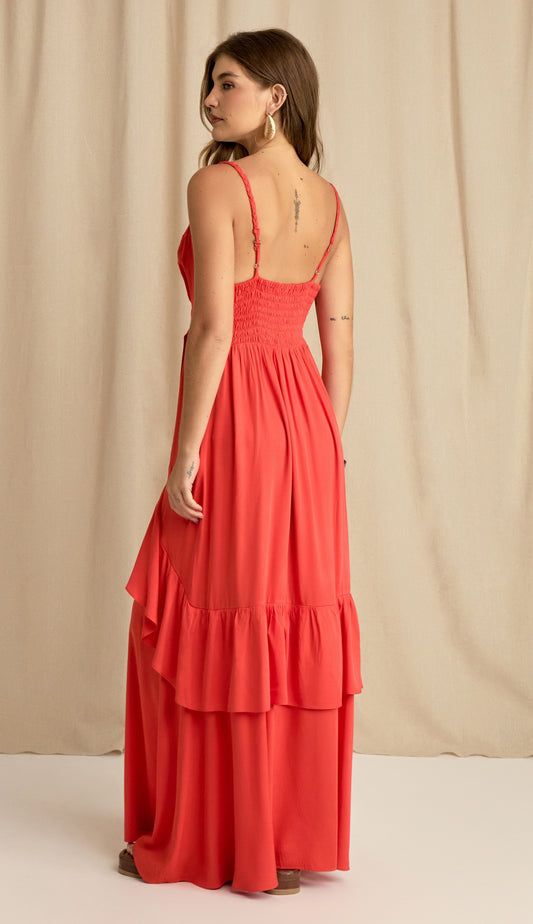 Vestido Fulvia Cereja