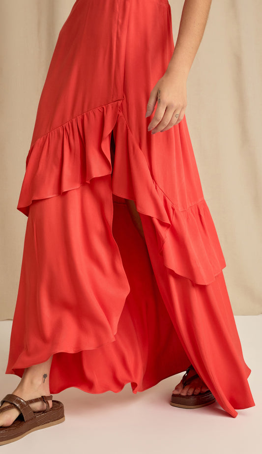 Vestido Fulvia Cereja