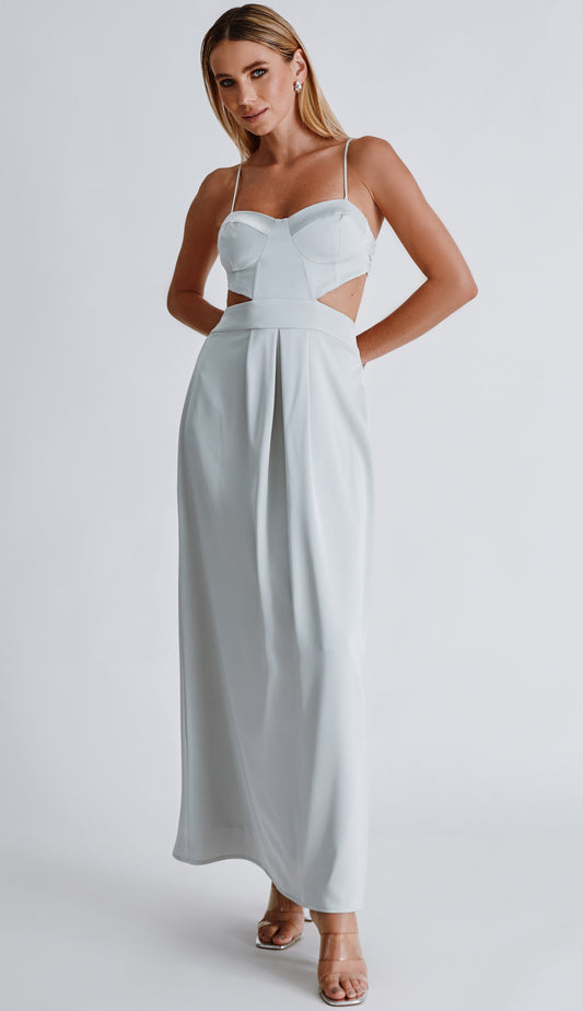 Vestido Grata Cinza