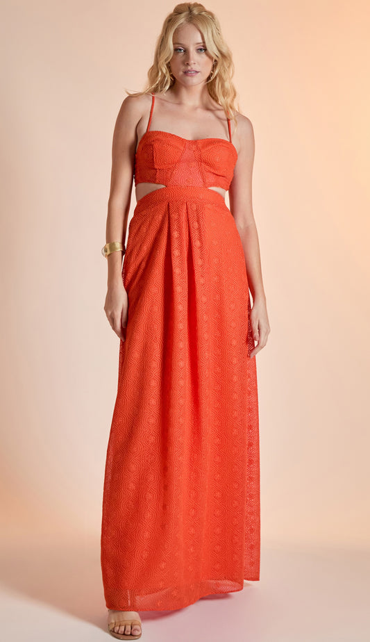 Vestido Grata Laranja