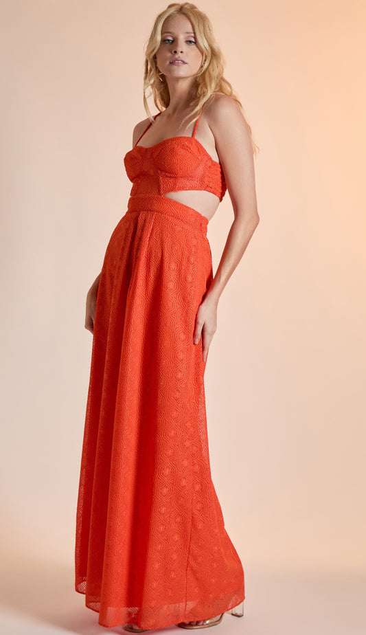 Vestido Grata Laranja