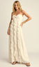 Vestido Longo Festa Crepe Babados Jamine Off White | Laguna - Vestido Jamine Off White