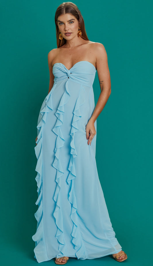 Vestido Jamine Azul