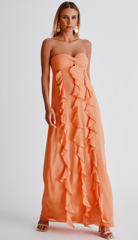 Vestido Jamine Pêssego