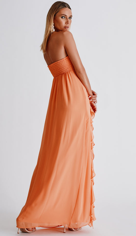 Vestido Jamine Pêssego