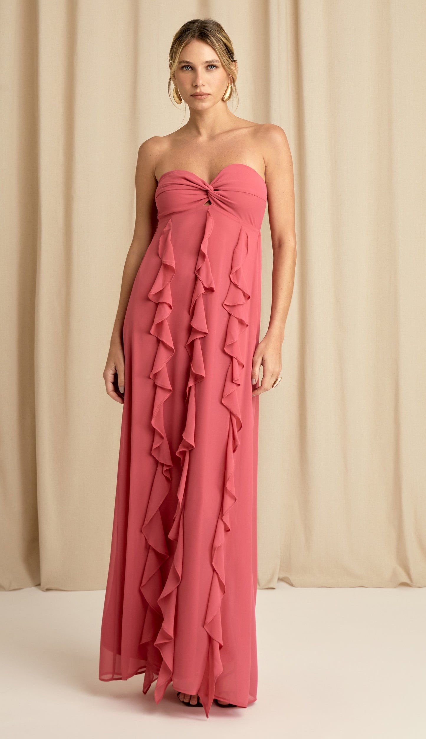 Vestido Jamine Marsala