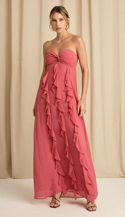 Vestido Jamine Marsala