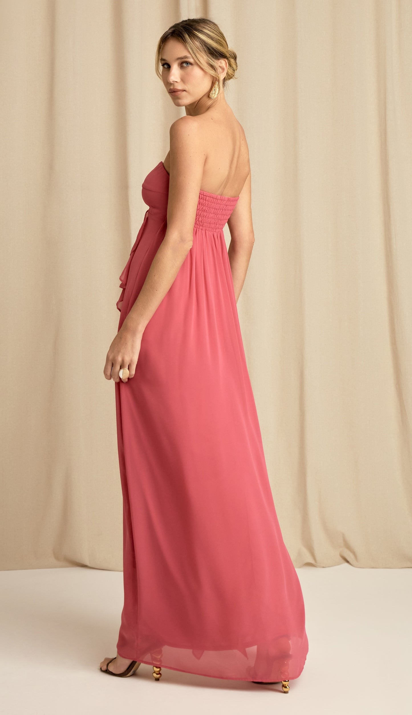 Vestido Jamine Marsala