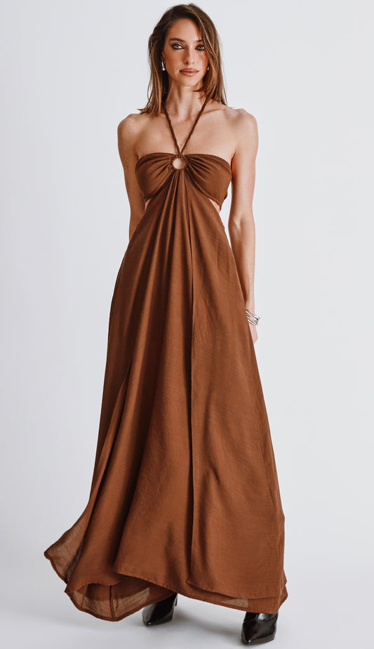 Vestido Larissa Café