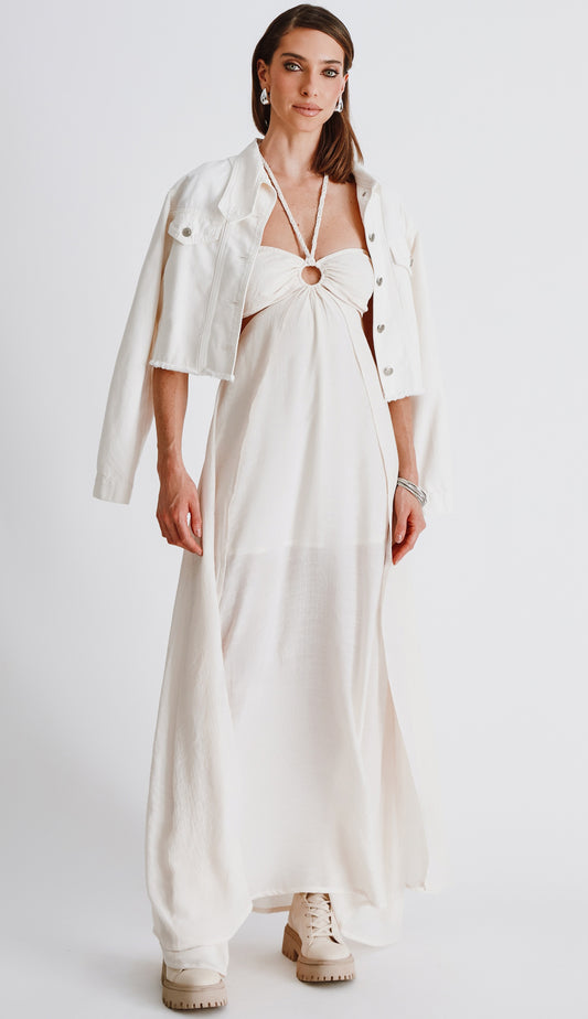 Vestido Larissa Off White