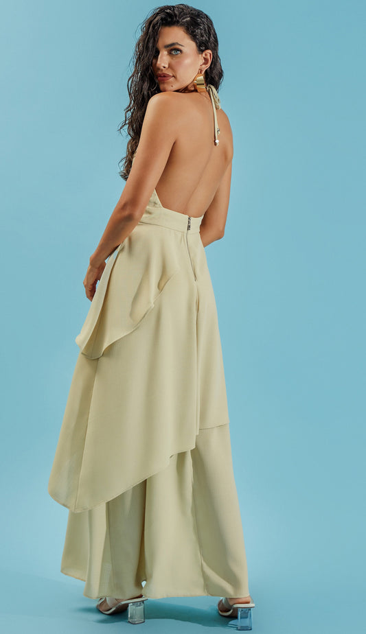 Vestido Laura Bege