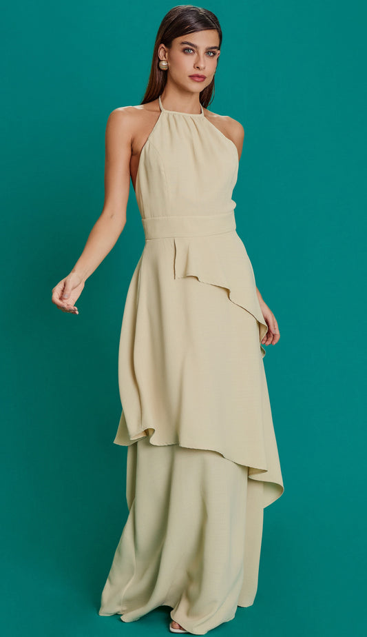 Vestido Laura Bege