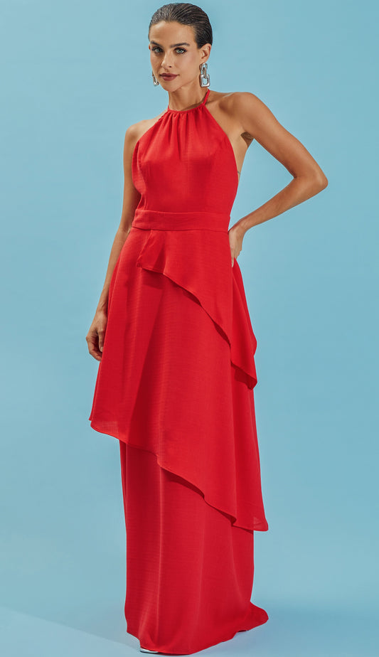 Vestido Laura Cereja