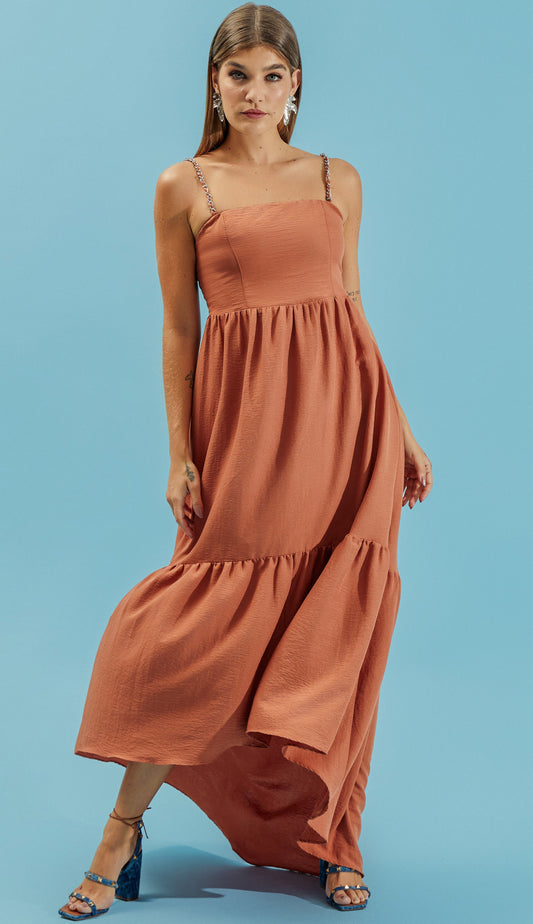 Vestido Laila Caramelo